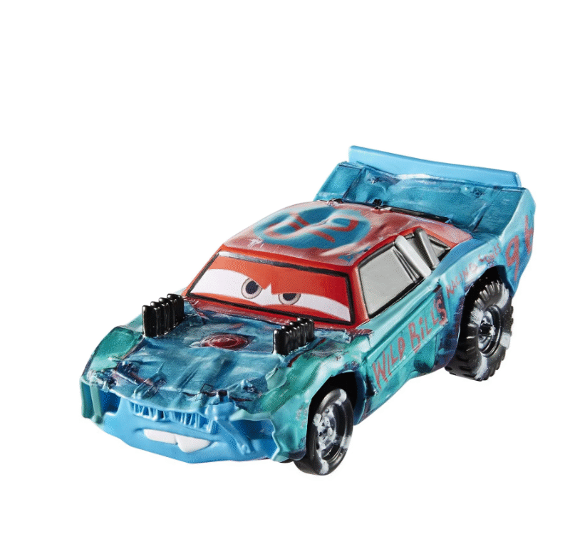 Masinuta metalica Fishtail Pixar Cars, scara 1:55, 7 cm Albastru