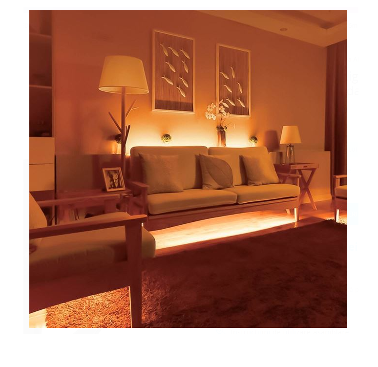 Banda Strip Light Autocolanta cu Lumina Alba si Telecomanda 12V - 5m - imagine 4