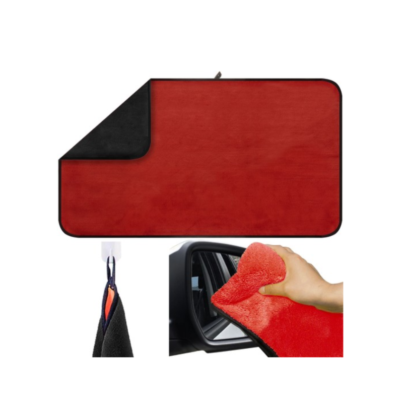 Prosop Mare Pentru Uscare Auto, Microfibra Moale si Pufoasa, Doua Fete Practice, Foarte Absorbant, Indepartare Eficienta a Apei, Dimensiune Mare 60x90cm